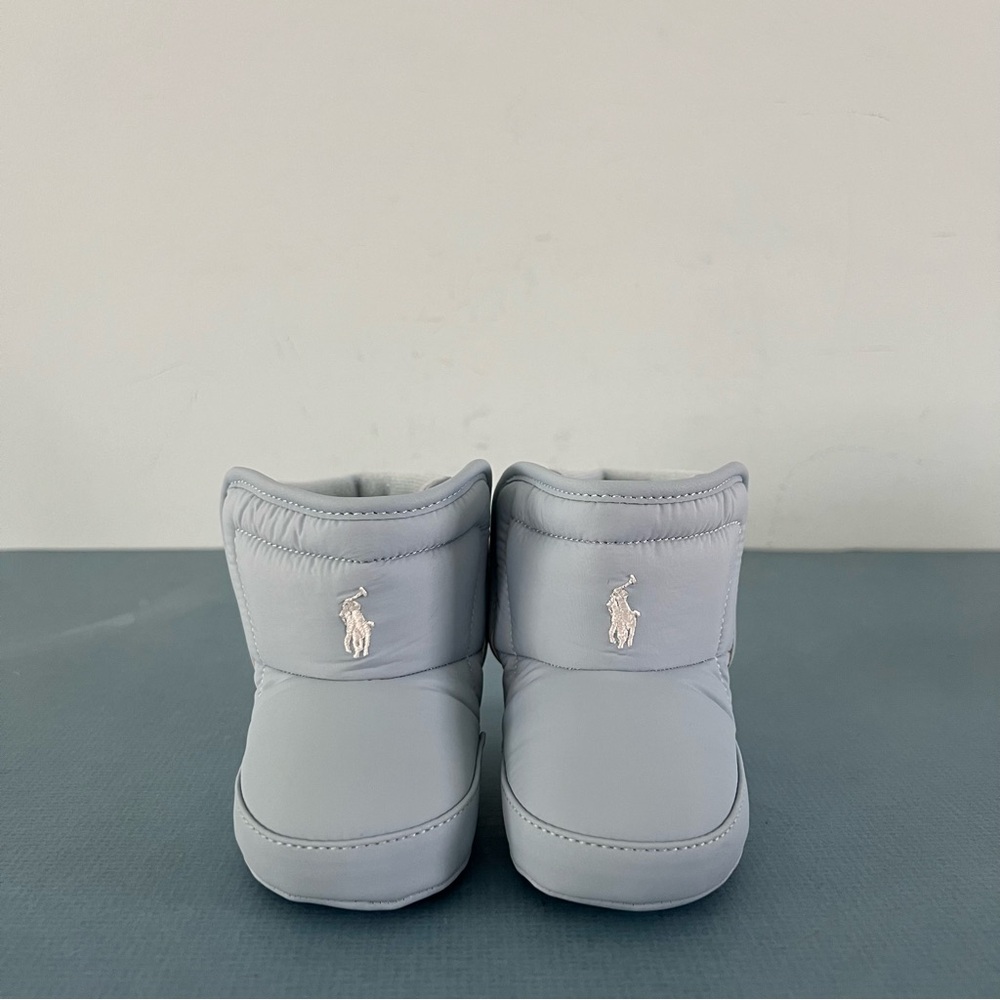 NWT Ralph Lauren Hamilten II EZ Light Blue Baby Pre-Walker Boots - Picture 4 of 10